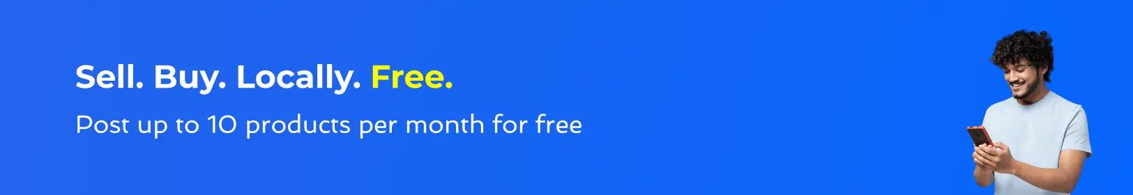 Sell. Buy. Locally. Free.